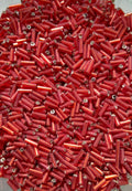 Canutillo largo rojo metalizado