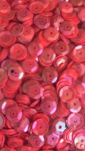 Lentejuela facetada N6 rosa flúor