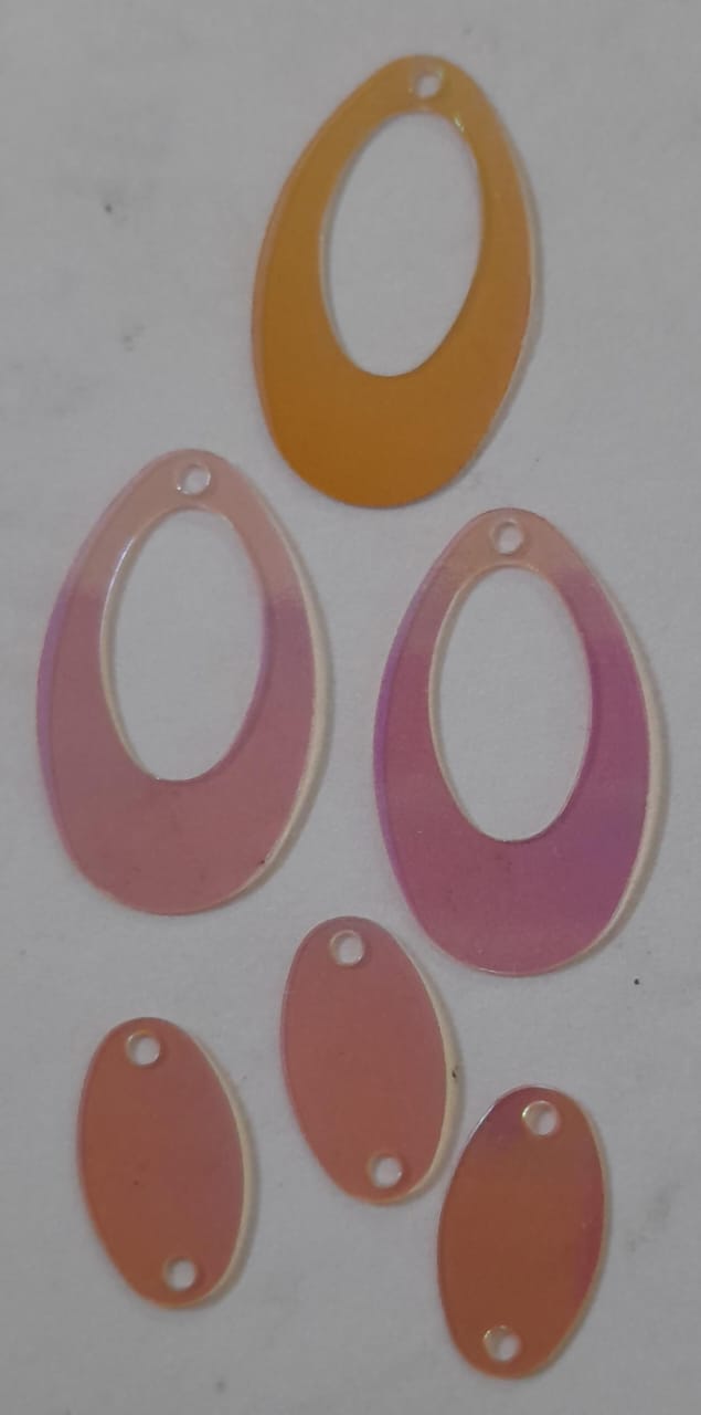 Lentejuelon Tornasol (22mm largo, 13mm ancho)