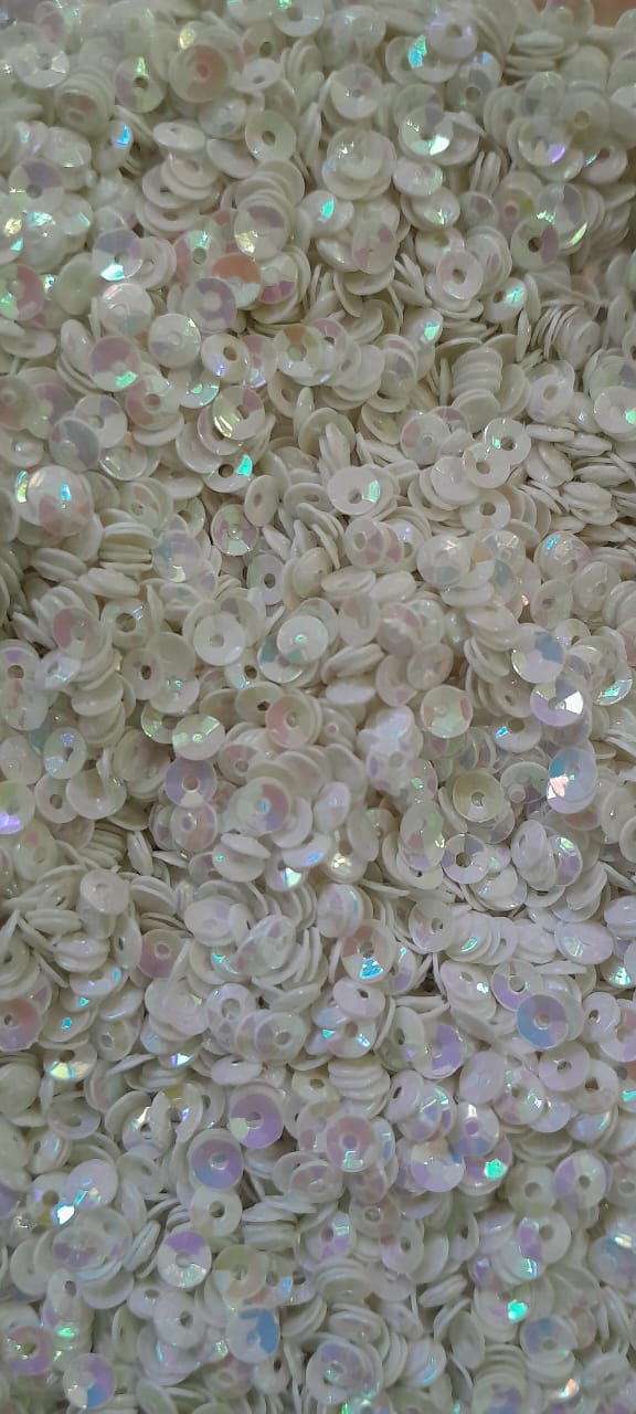 Micro pailette Blanca Tornasol