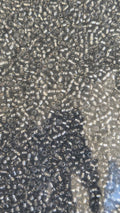 Mostacillas gris brillante